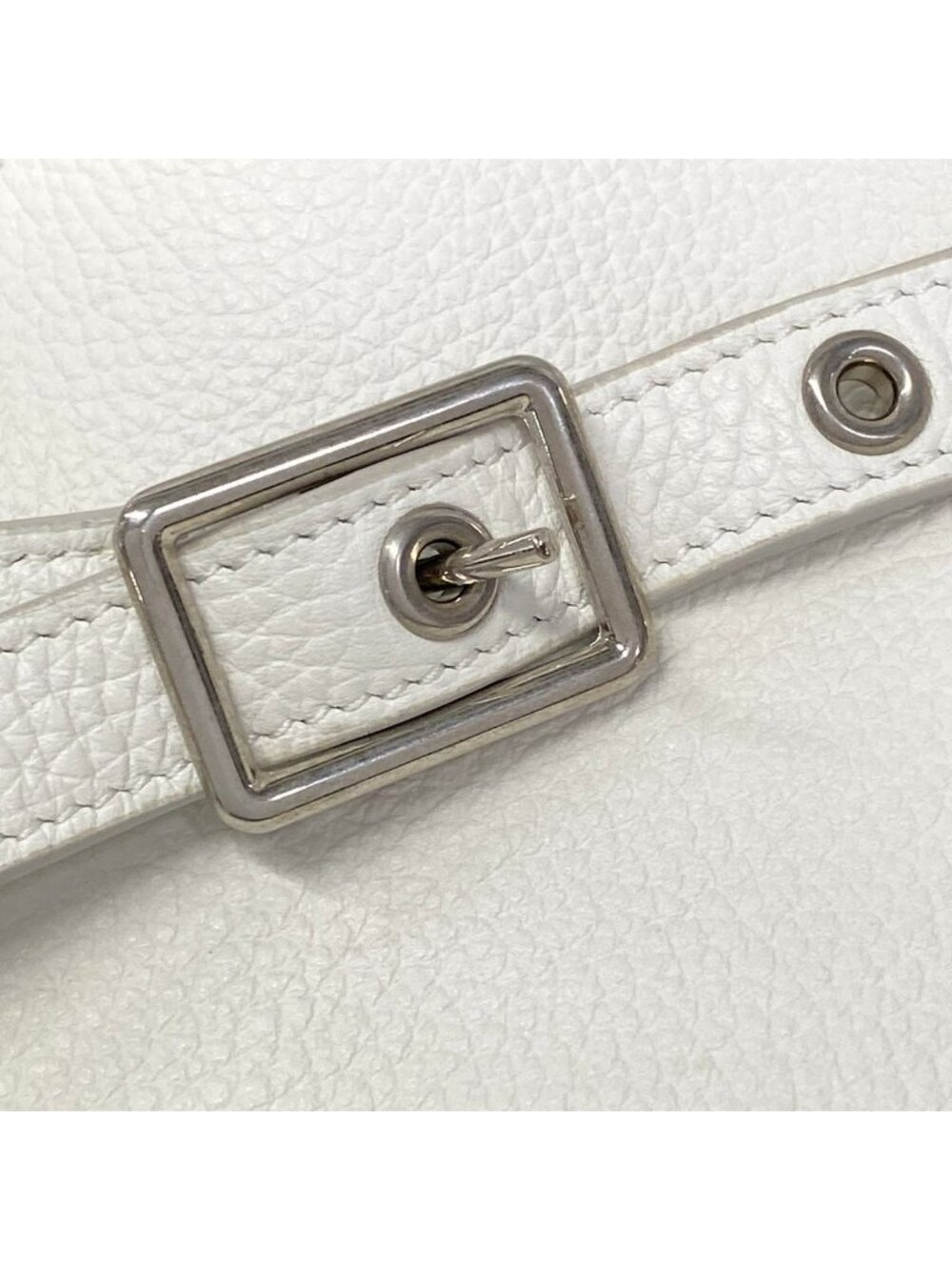 Celine Handbag Big Bag Bucket White Leather - Picture 12 of 15